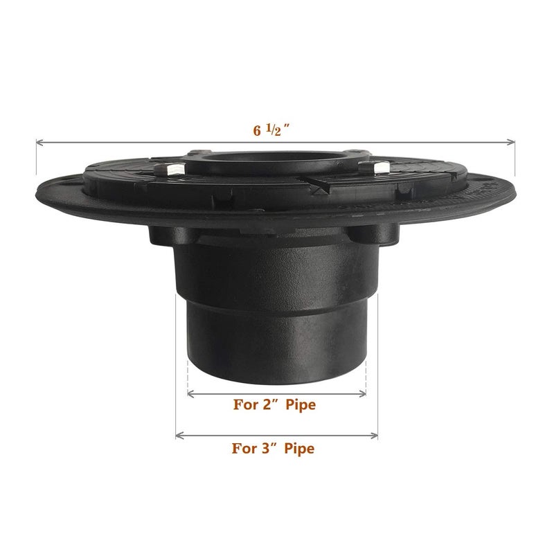 Neodrain 2-Inch ABS Sub Drain, Shower Drain Base, Shower Drain Base with Rubber Gasket for 2 inch Linear and Square Drain Installation - Image 4